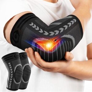 Tennis Elbow Brace Arm Compression Sleeves Unisex Biceps Supports